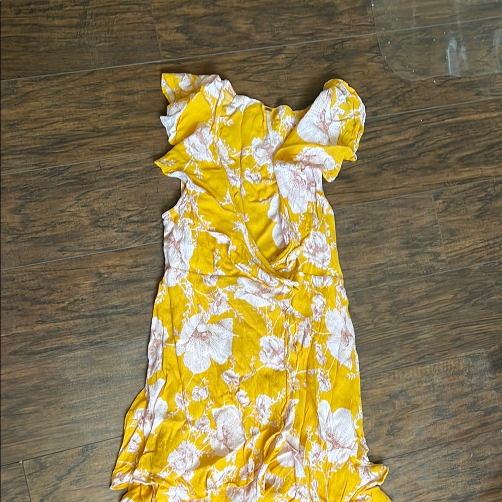 Free People Yellow Floral Kids Dress